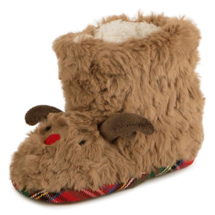 totes toasties® Toddler Booties Brown Extra Image 3